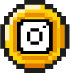 Ícono de Instagram en pixel art